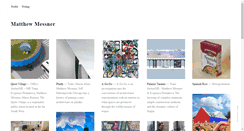 Desktop Screenshot of matthewmessner.com